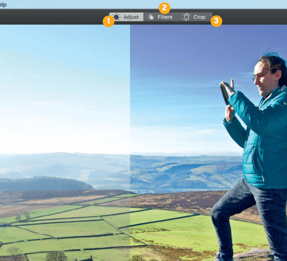 MacOS Correggere le foto con gli strumenti Apple1